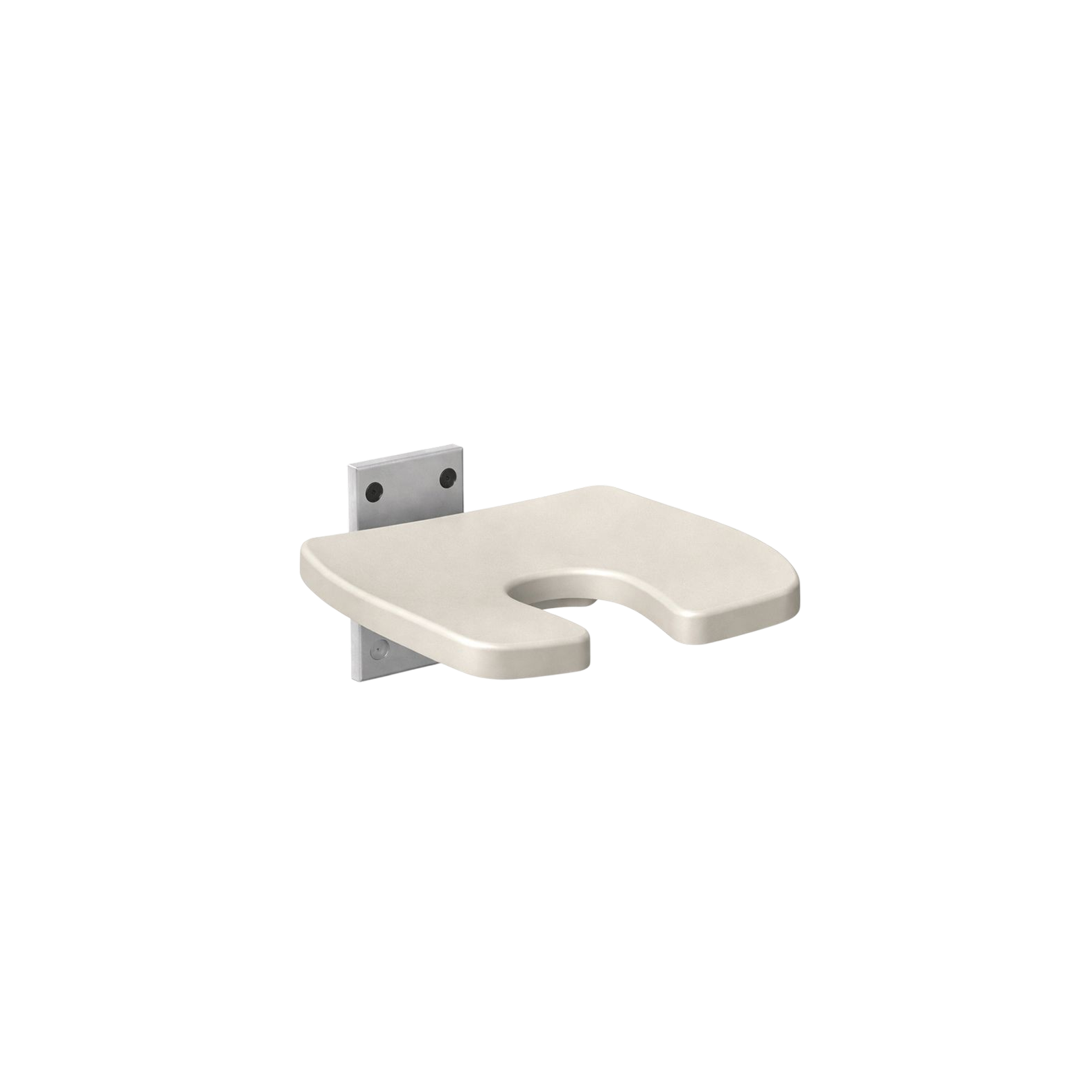 Fixed U-Shape Open Front Shower Seat